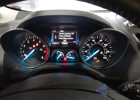 2017 Ford Escape Titanium from USA, damaged, VIN 1FMCU9J91HUA33382